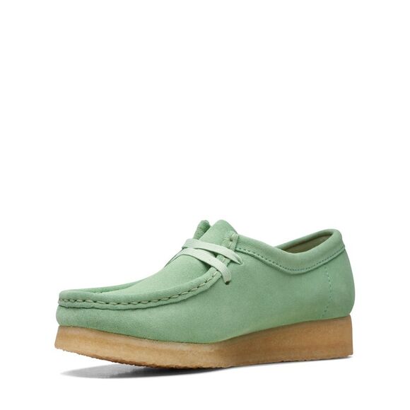 Clarks Womens Wallabee Green Shoes (NWT) - Picture 4 of 6